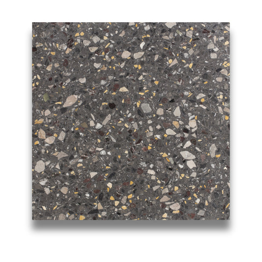 Multi Colour Nero Honed 600x600mm