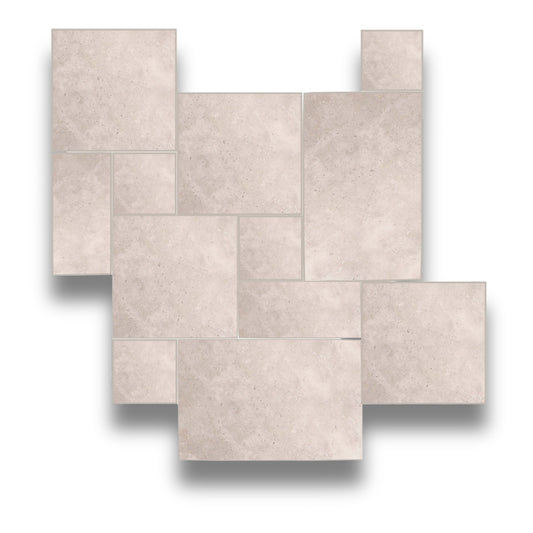 Jerusalem Stone Grigio French Pattern External