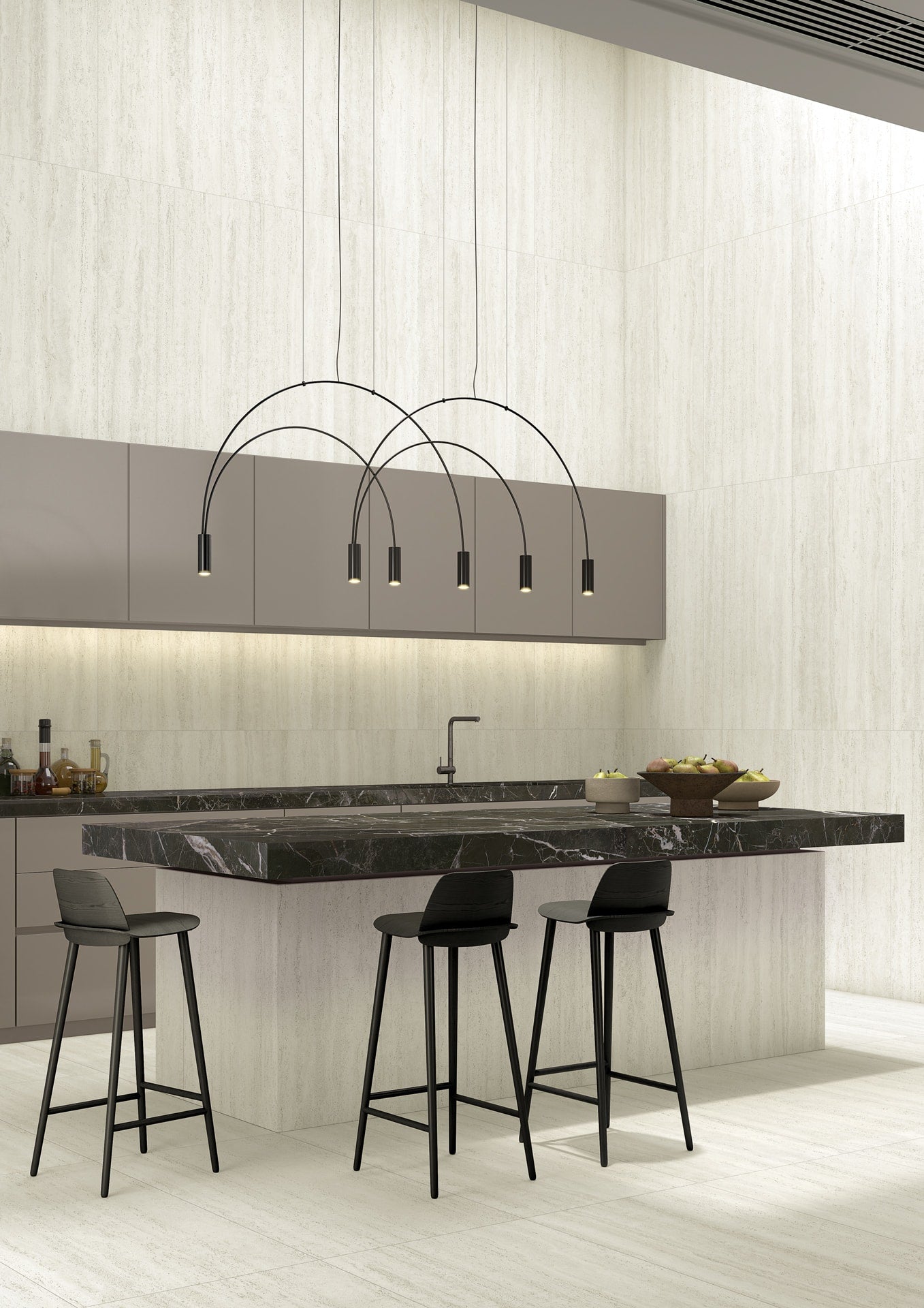 Paris Travertine White Vein Matt