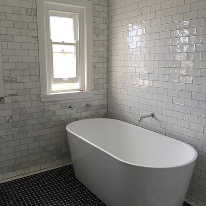 Majorca White Gloss 75x150mm