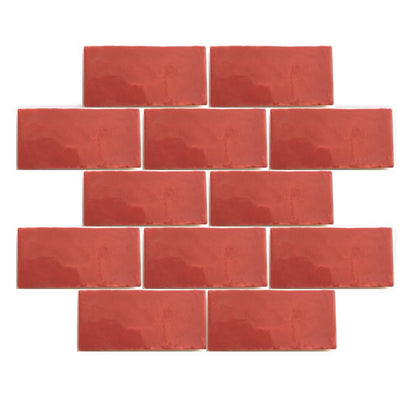 Majorca Red Gloss 75x150mm