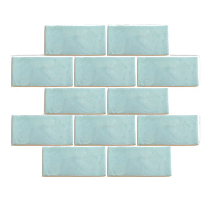 Majorca Aqua Gloss 75x150mm