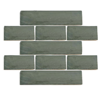 Majorca Sage Green Gloss 75x150mm