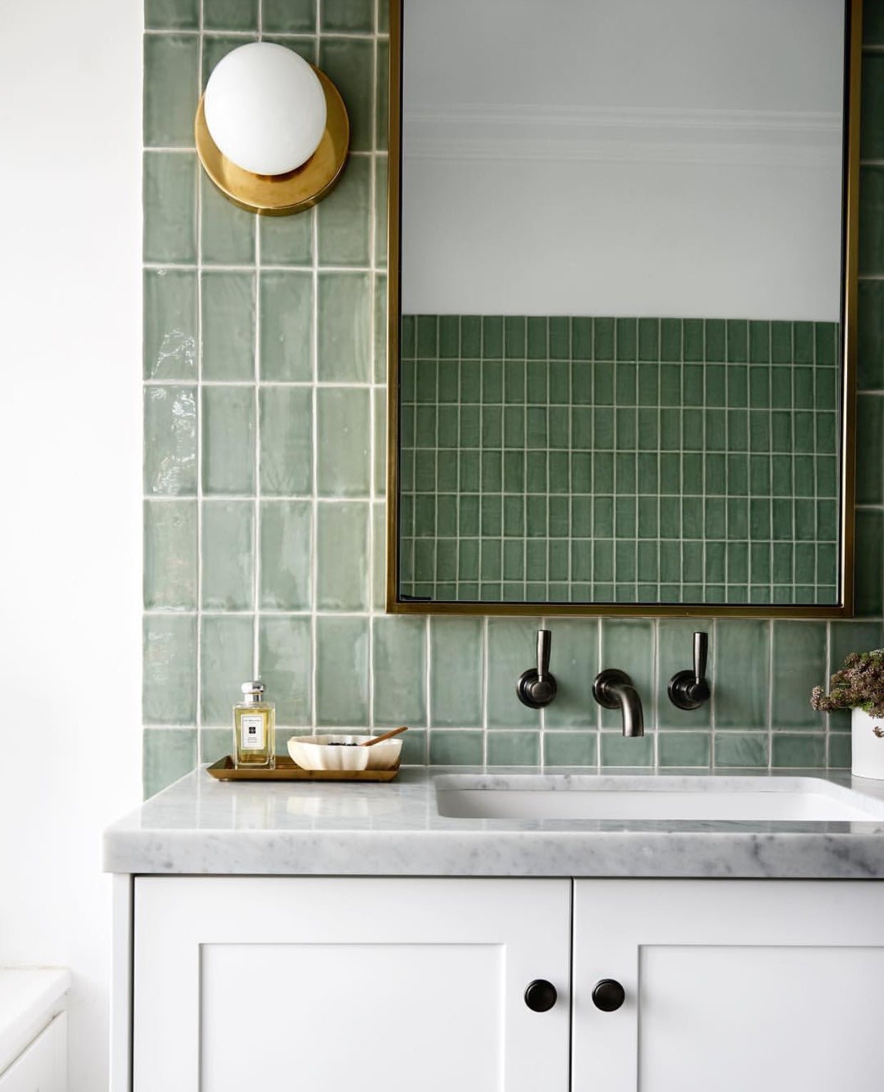 Majorca Sage Green Gloss 75x150mm