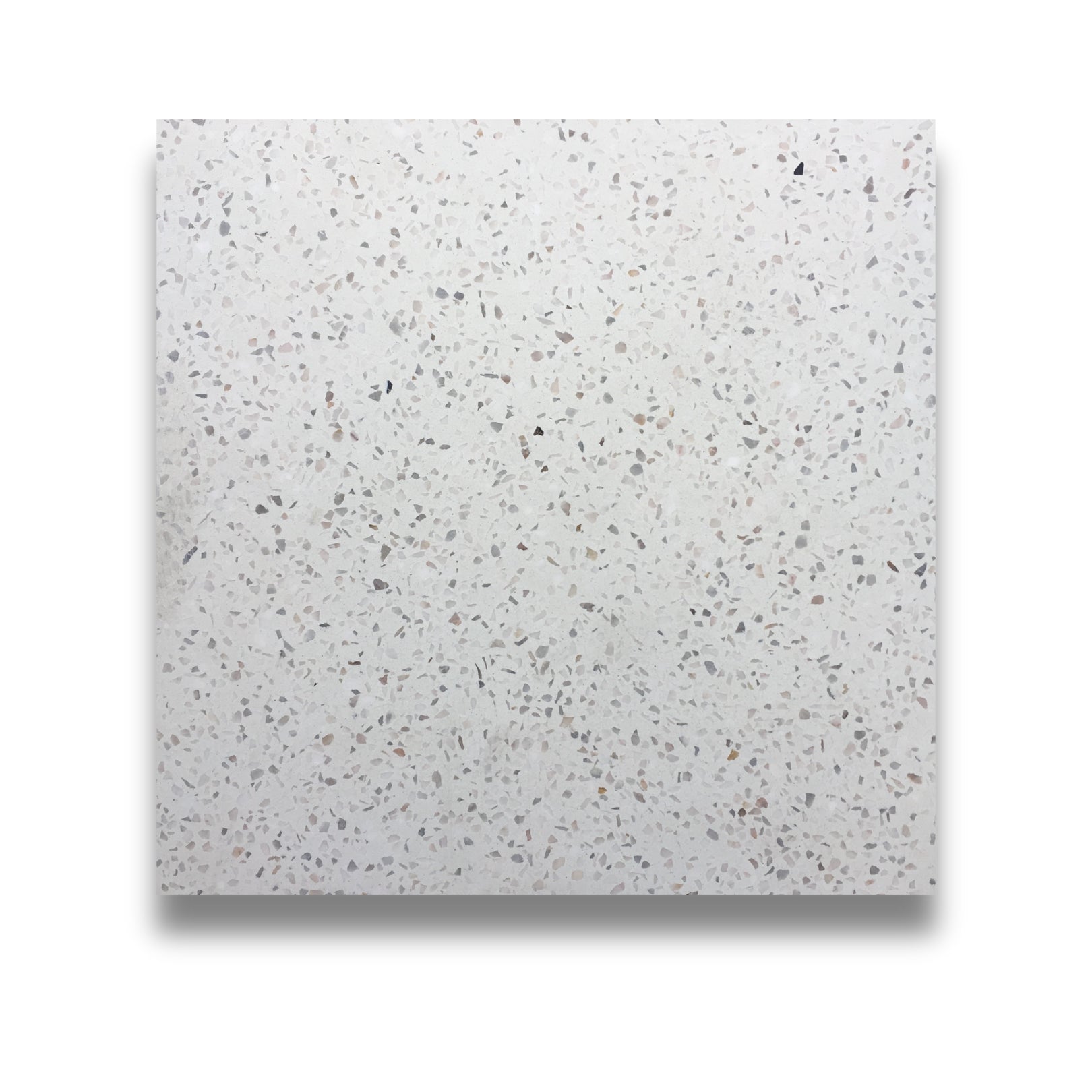 Encaustic Terrazzo White Medium Chip 300x300mm – Tile Bazaar