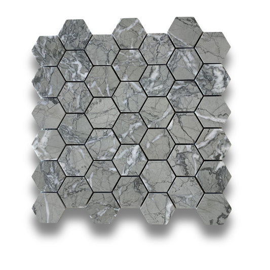 Verdi Antigua Hex Mosaic 48x48mm