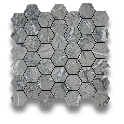 Verdi Antigua Hex Mosaic 48x48mm