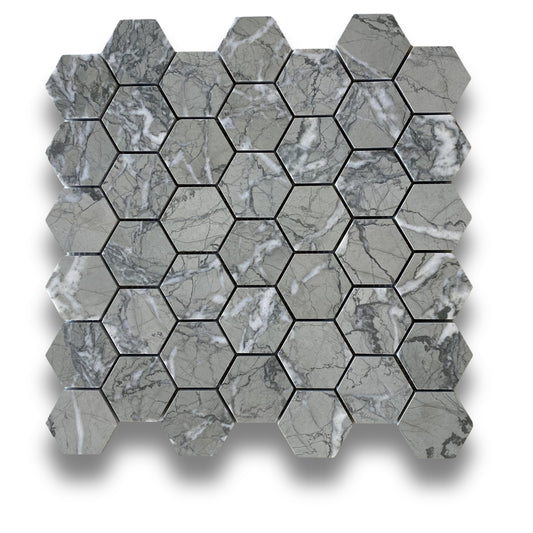 Verdi Antigua Hex Mosaic 48x48mm