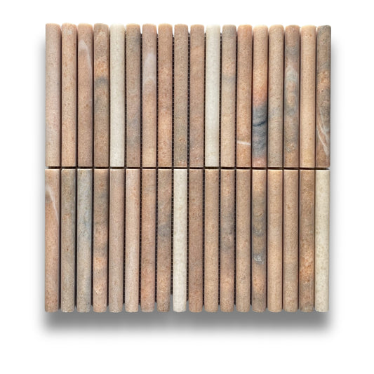 Mini Flute Mosaic Rosa Portogallo