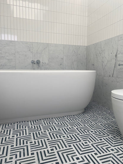 Chicago Carrara & Indian Green Mosaic