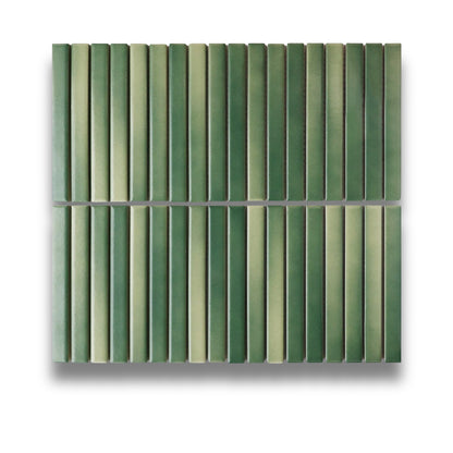 Ombre Fingers Green Matt