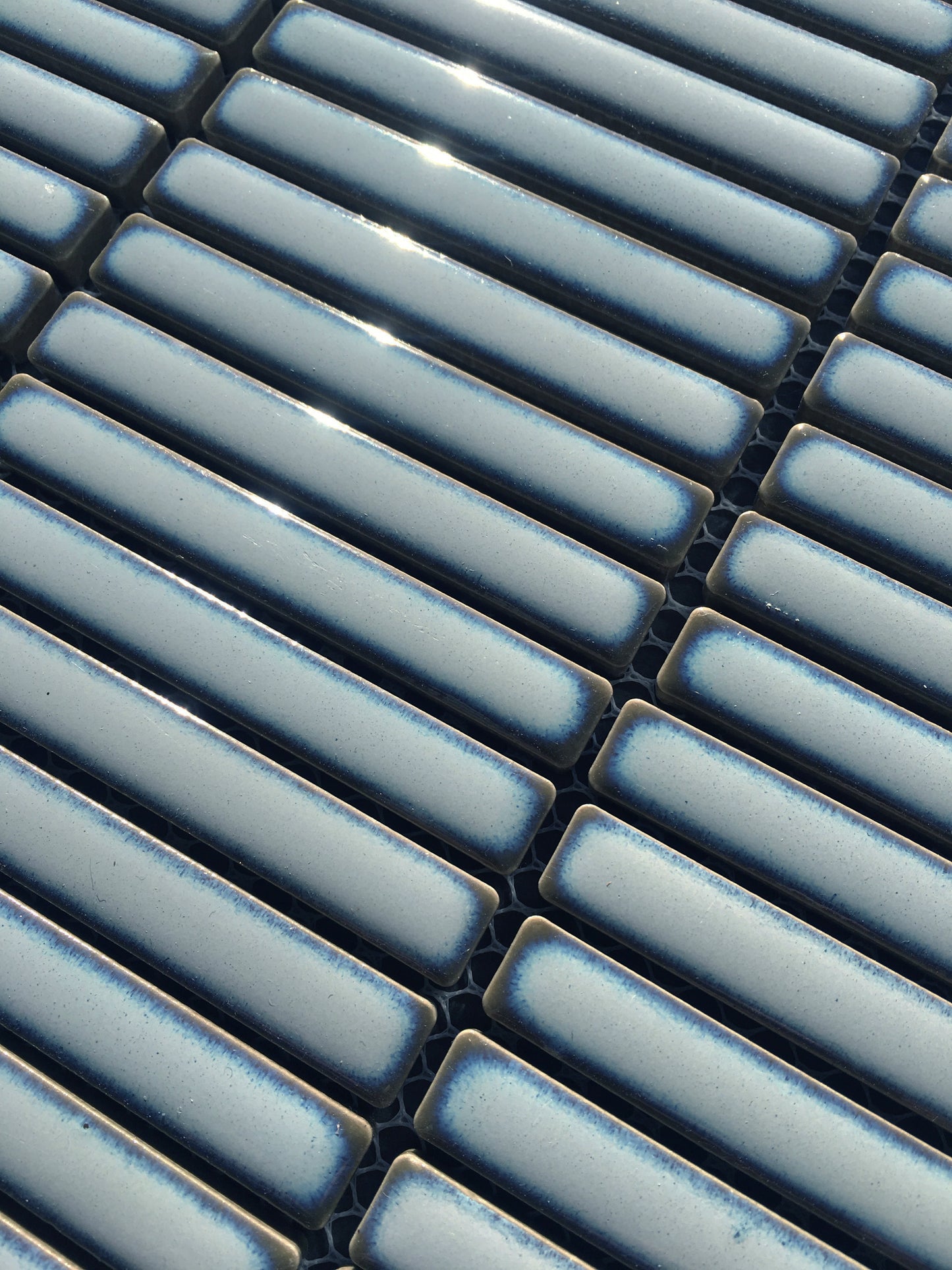 Vintage Finger Pale Blue Gloss 12x92mm