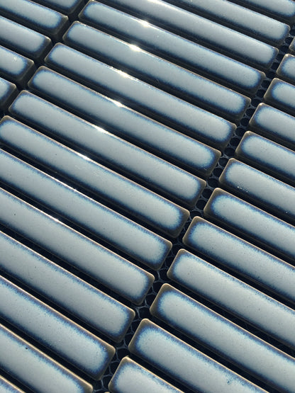 Vintage Finger Pale Blue Gloss 12x92mm