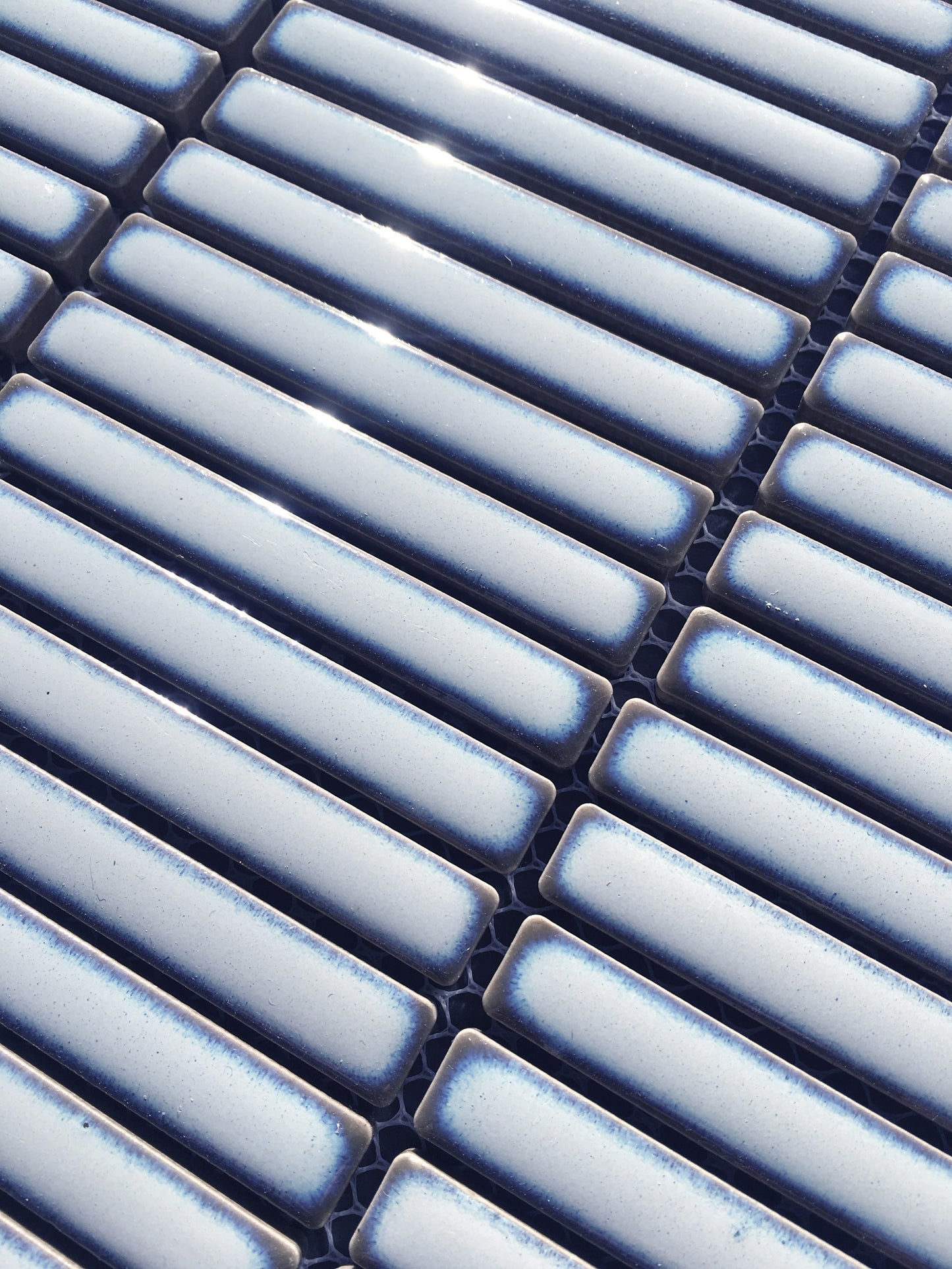 Vintage Finger Sky Blue Gloss 12x92mm