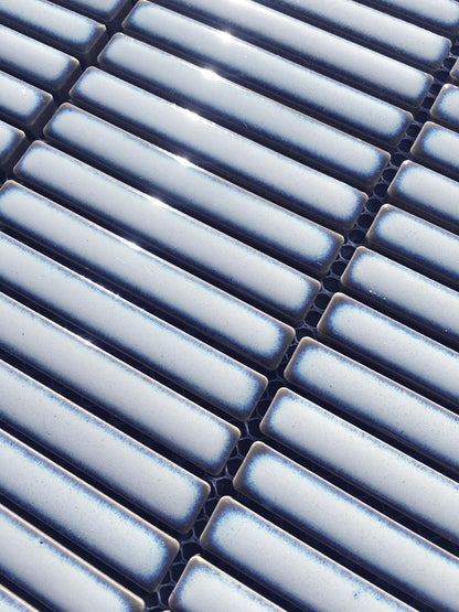 Vintage Finger Sky Blue Gloss 12x92mm