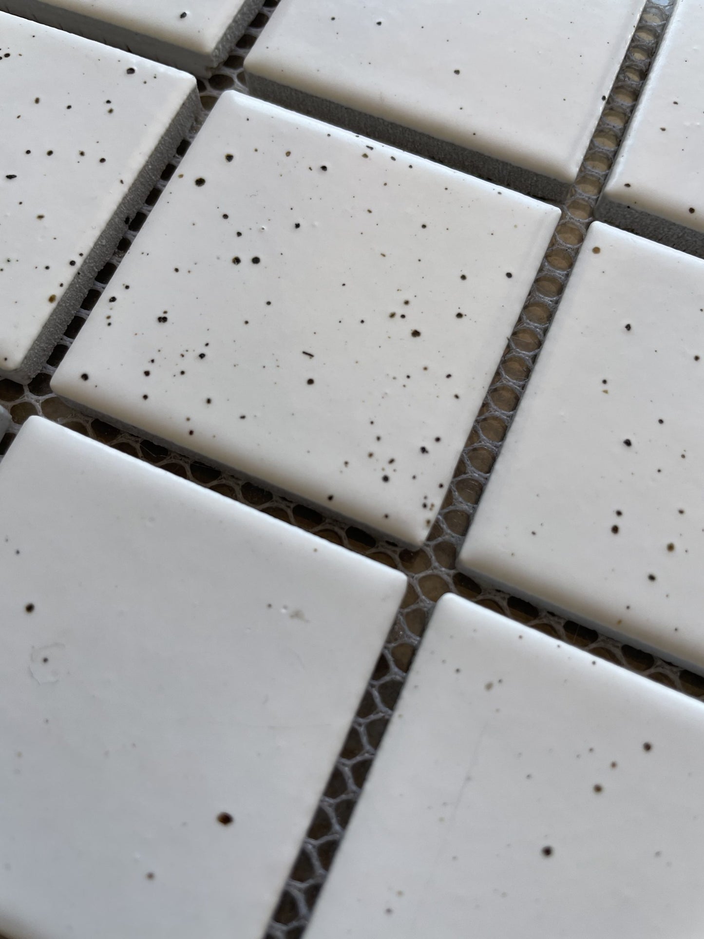Raku Speckle White Matt 48x48mm