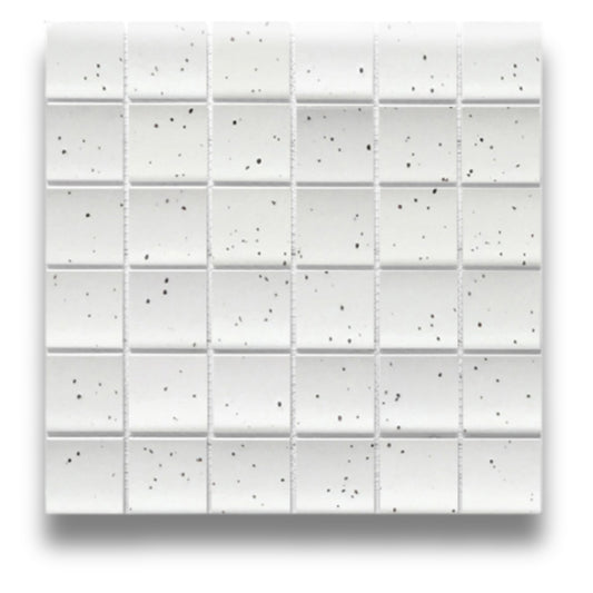 Raku Speckle White Matt 48x48mm
