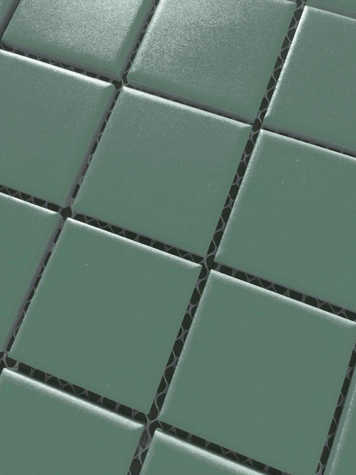 Square Mosaic Green Matt 48x48mm