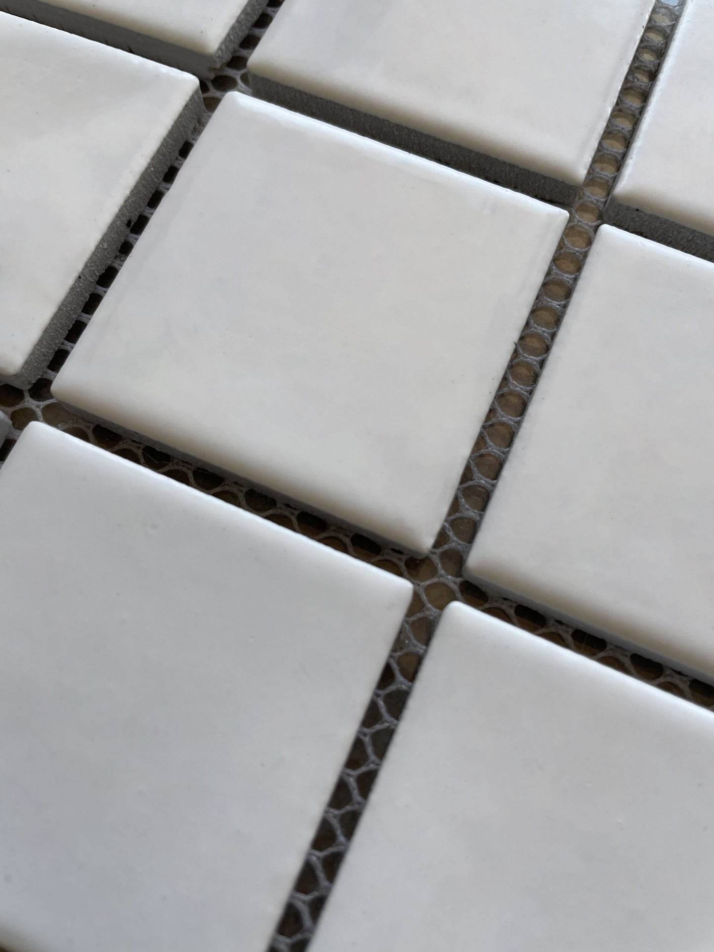 Square Mosaic White Matt 48x48mm