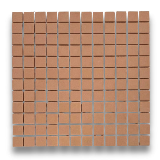 Raku Terracotta Square Matt 23x23mm