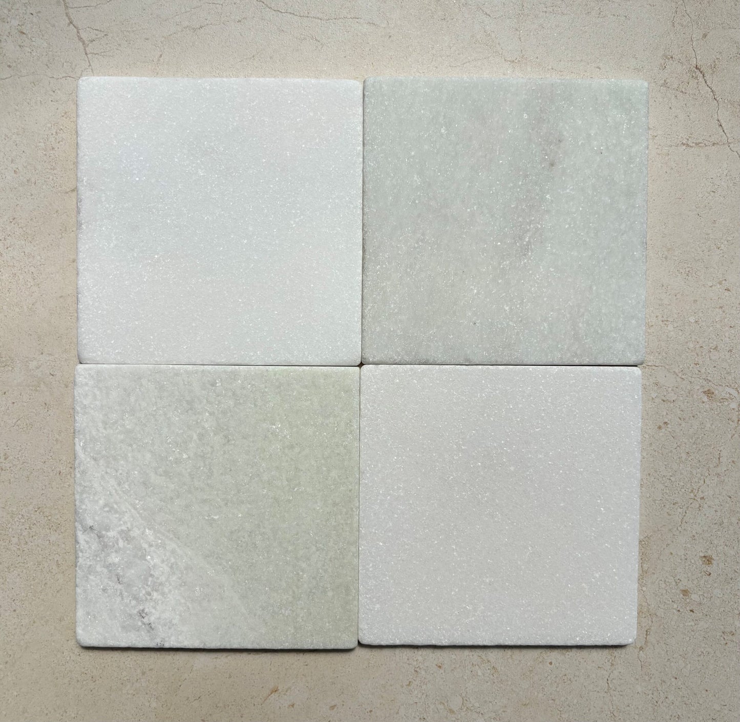 Thassos Tumbled 150x150mm