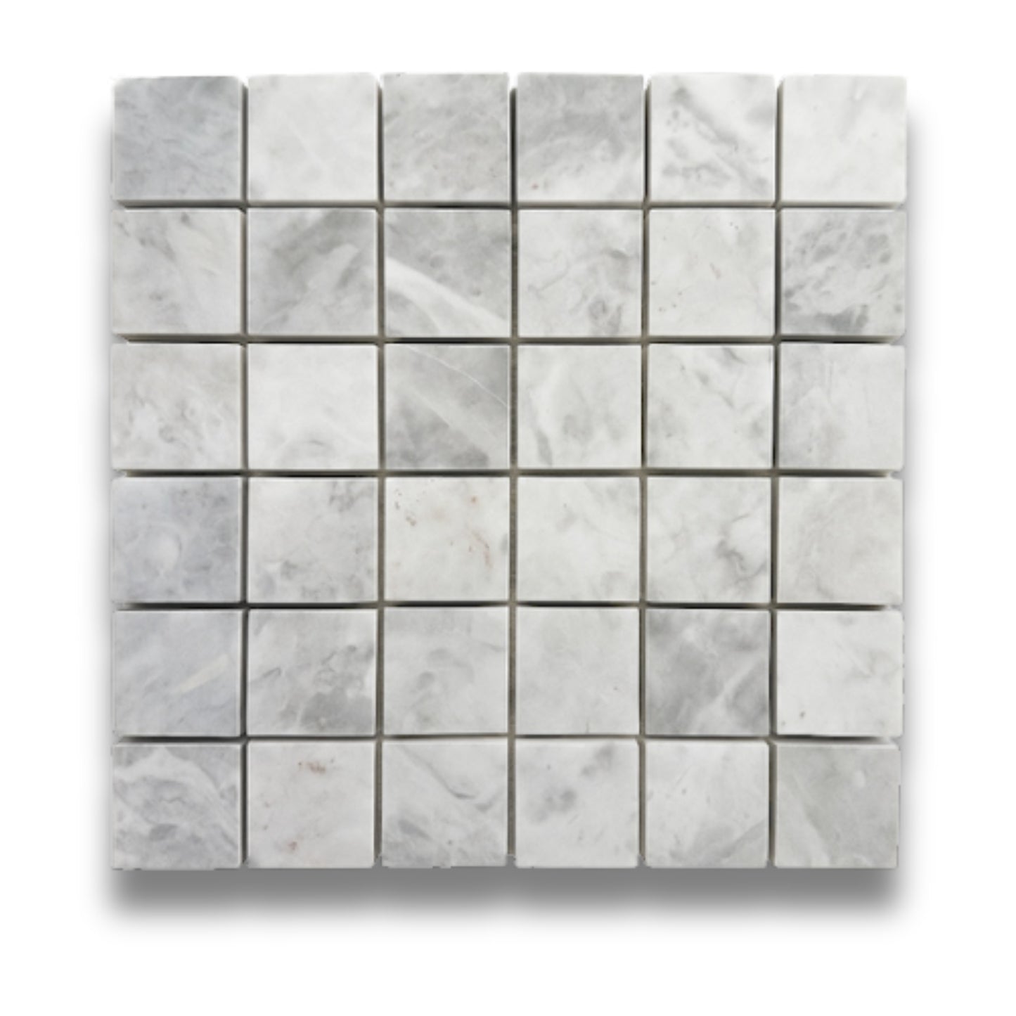 Swiss Bianco Square Mosaic 48x48mm