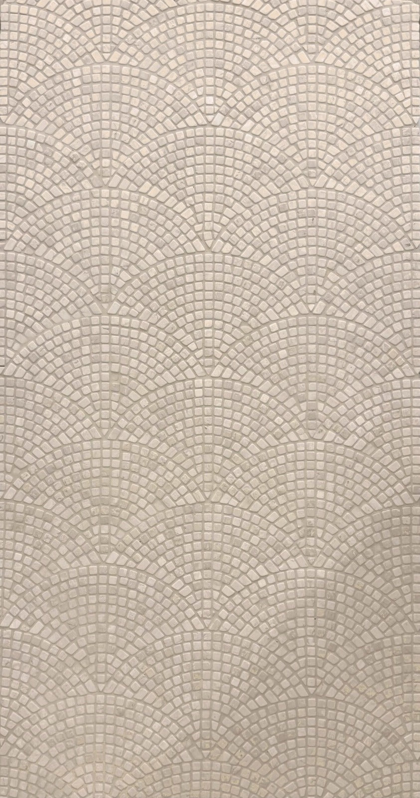 Crema Marfil Mini Fan Mosaic Tumbled 145x365mm