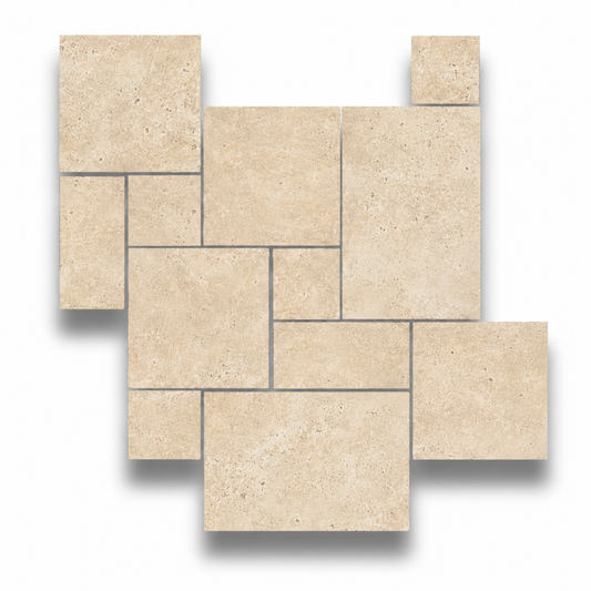 Jerusalem Stone Beige French Pattern External