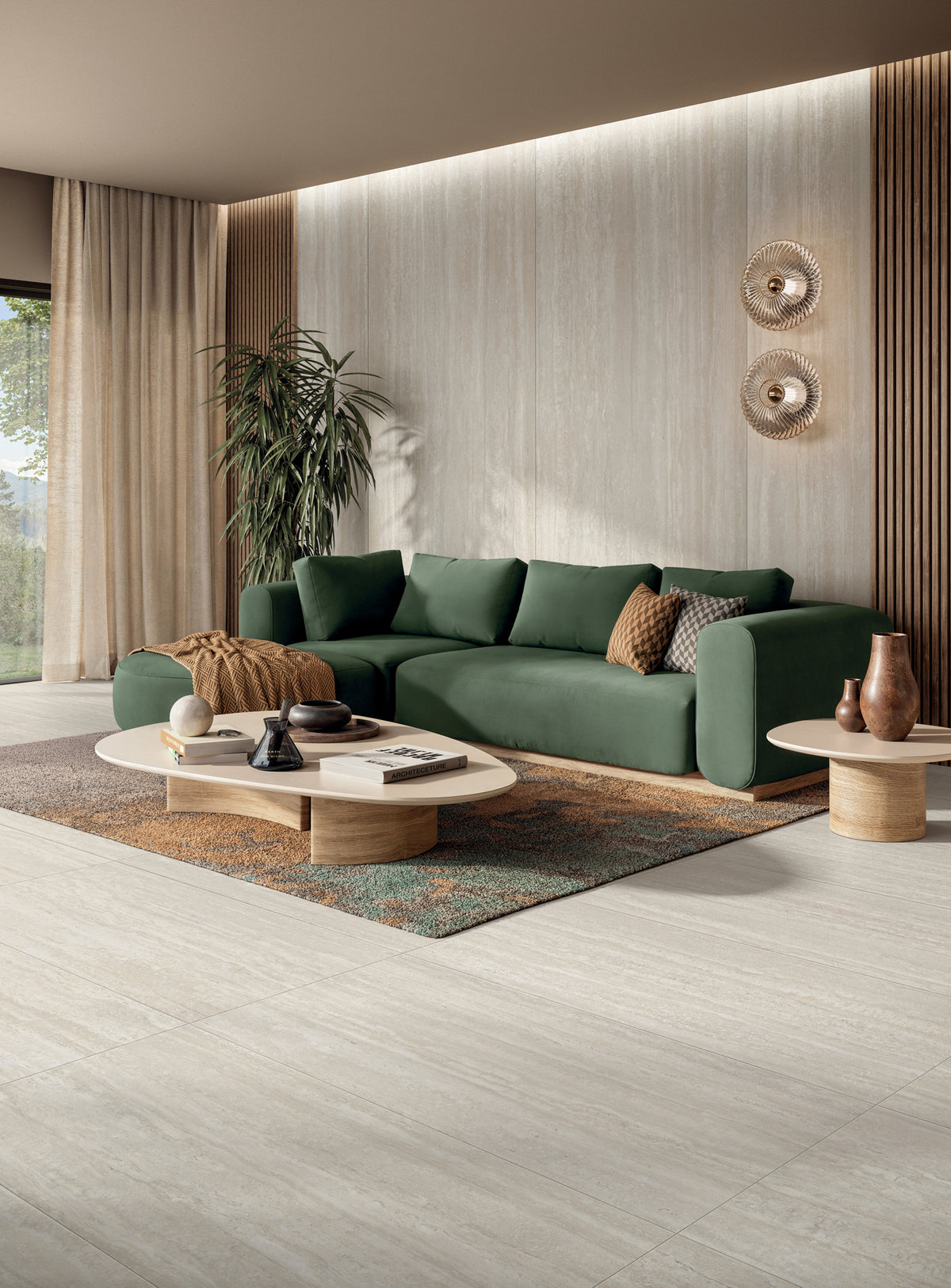 Perpetual Travertino Ivory Matt 600x1200mm