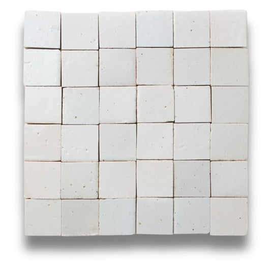 Argil Mosaic Snow 50x50mm