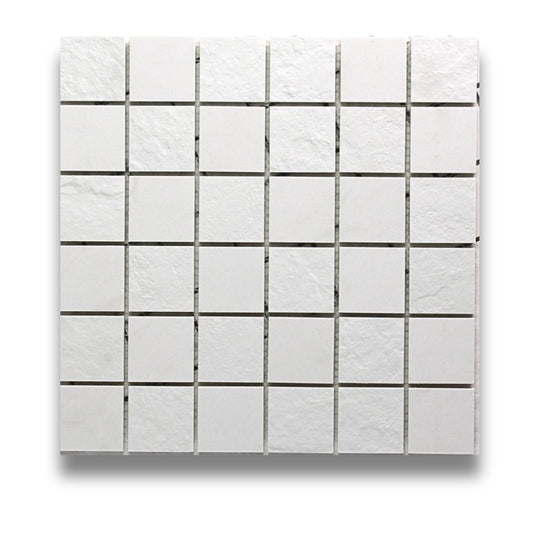 Diyon White Matt & Structured 48x48mm
