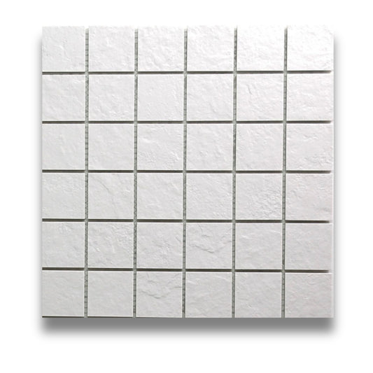 Diyon White Structured 48x48mm