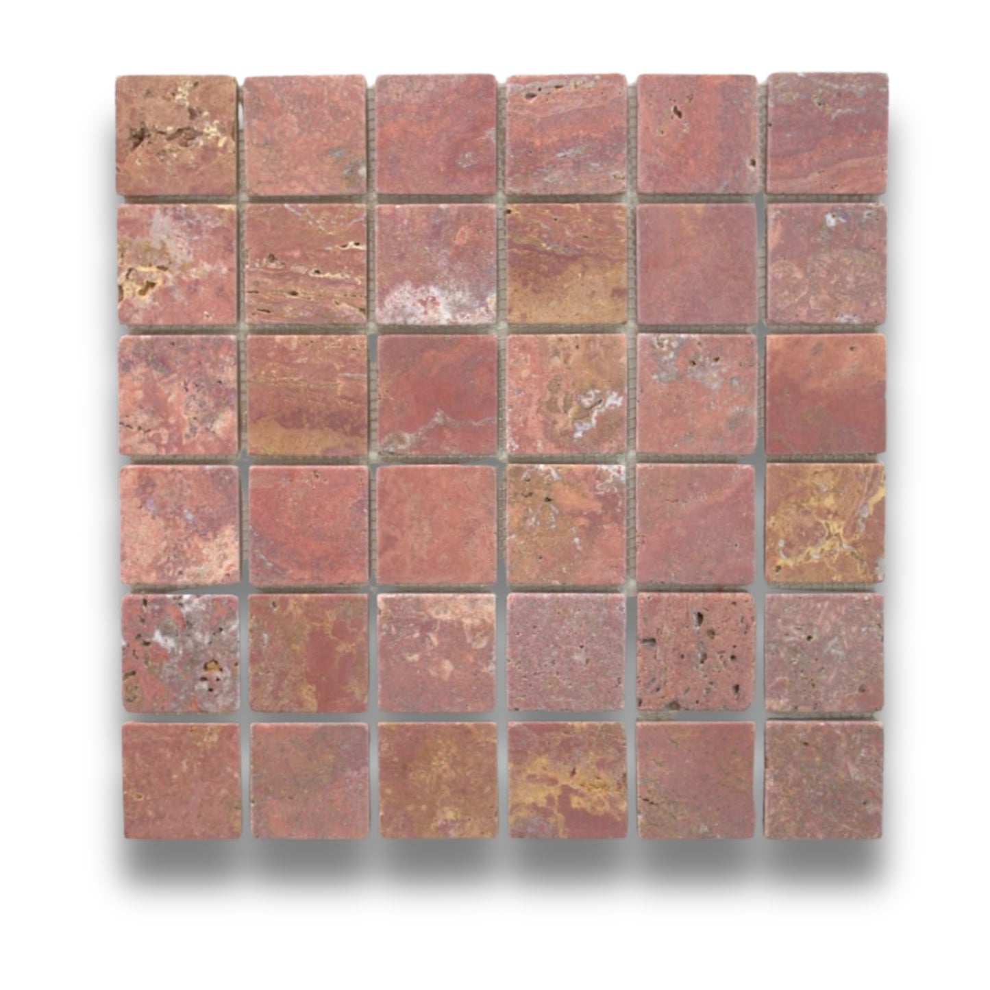 Rosa Travertine Honed 48x48mm