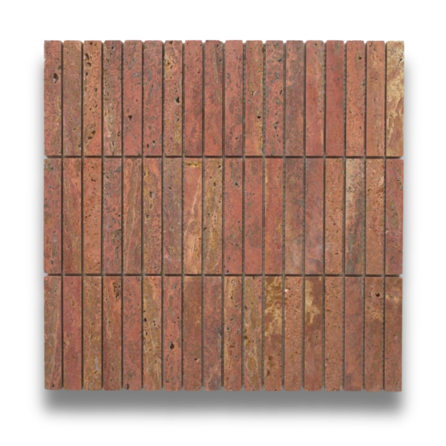 Mini Kit Kat Rosa Travertine Honed 15x98mm