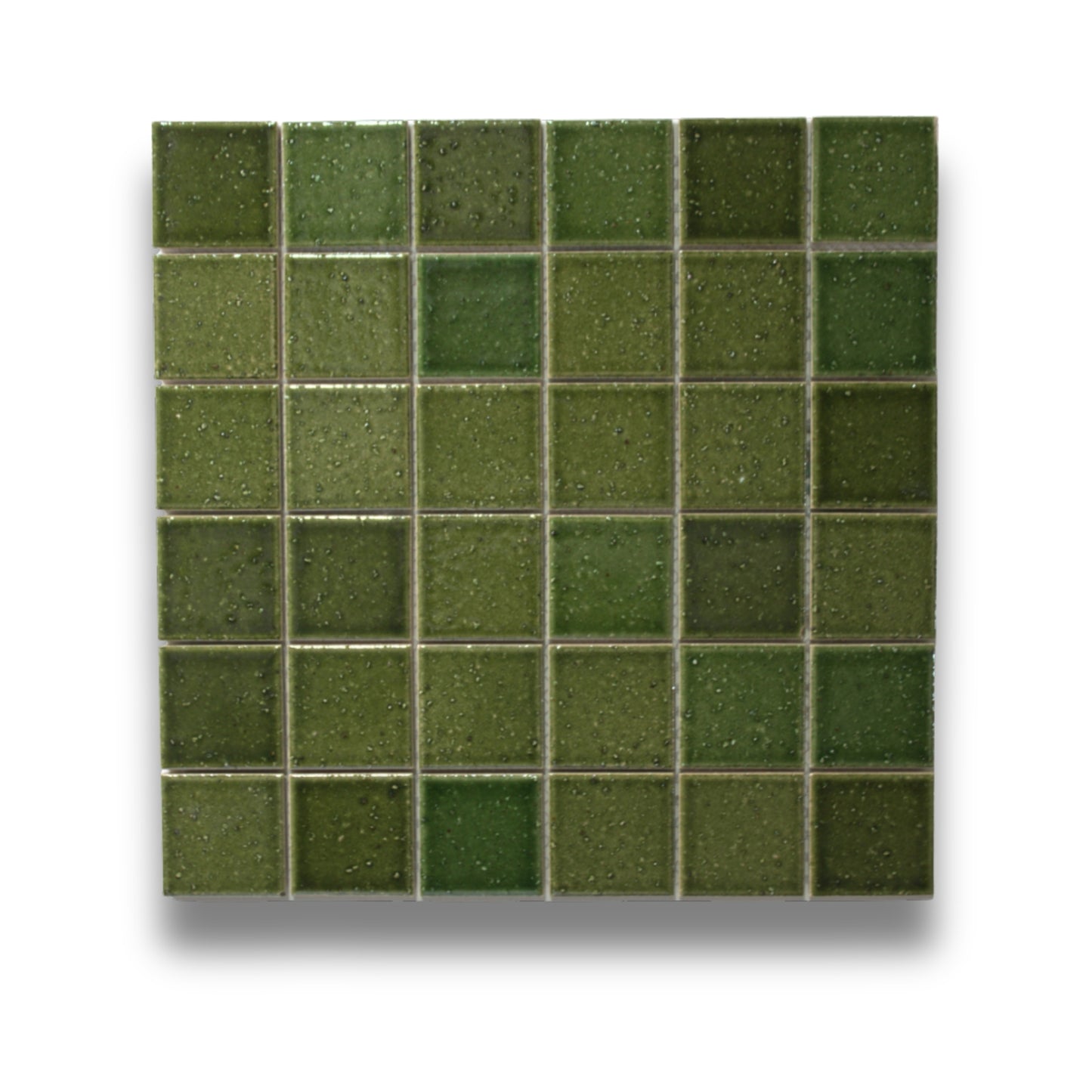 Bonsai Green Square Mosaic Gloss