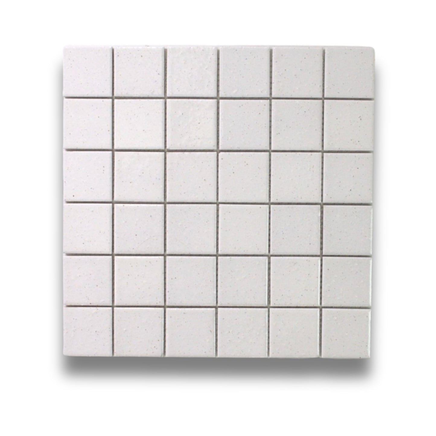 Bonsai White Square Mosaic Matt