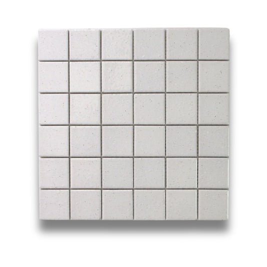 Bonsai White Square Mosaic Gloss