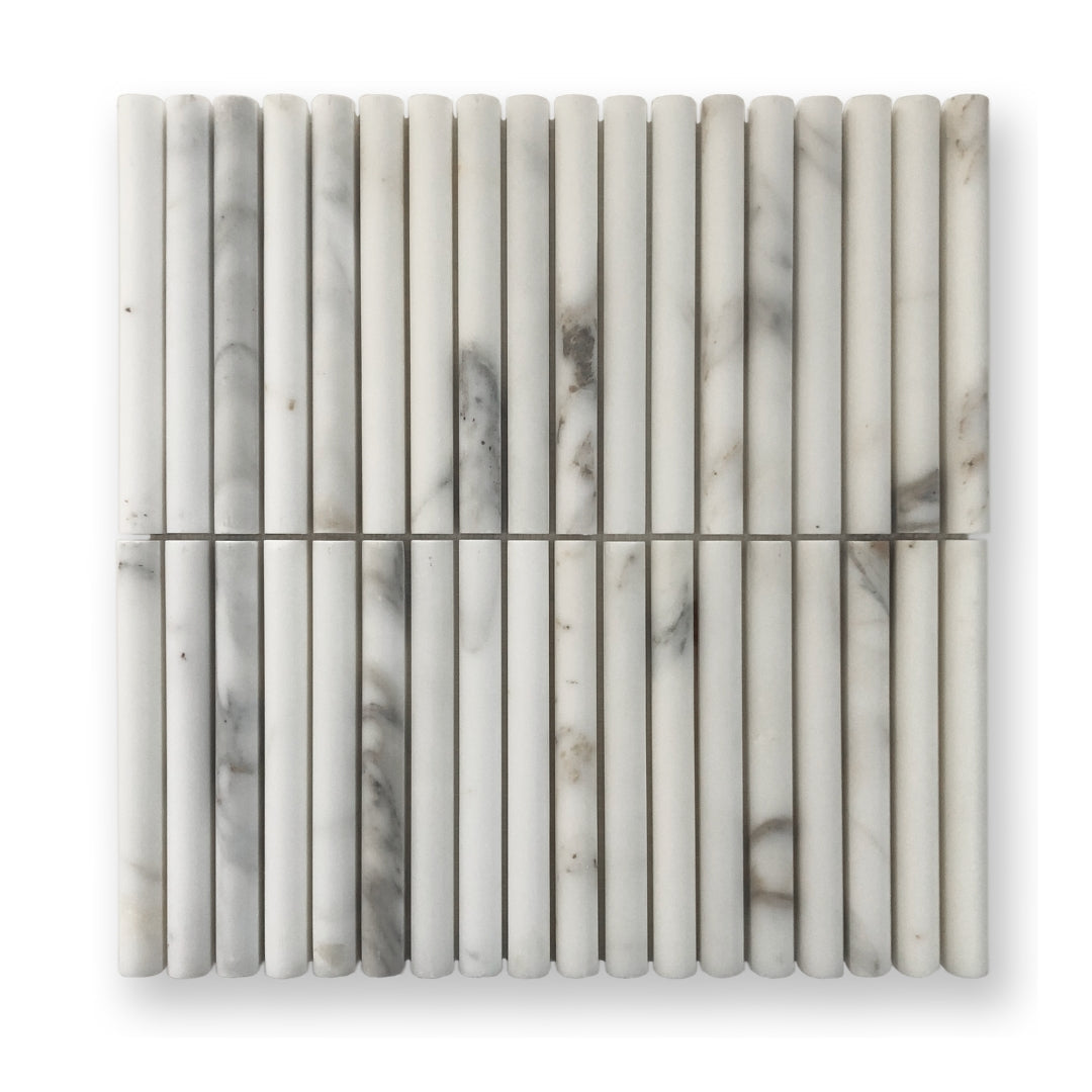 Mini Flute Calacatta Gold – Tile Bazaar