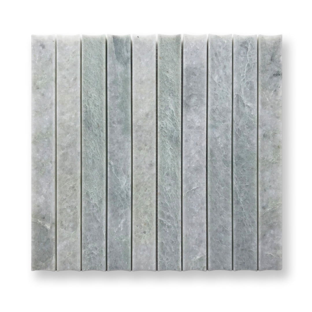 Concave Flute Verdi Cristallo 30x300mm – Tiles Together Pty Ltd