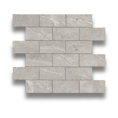 Carefree Earl Grey Mosaic Tumbled Edge