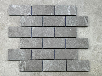 Carefree Earl Grey Mosaic Tumbled Edge
