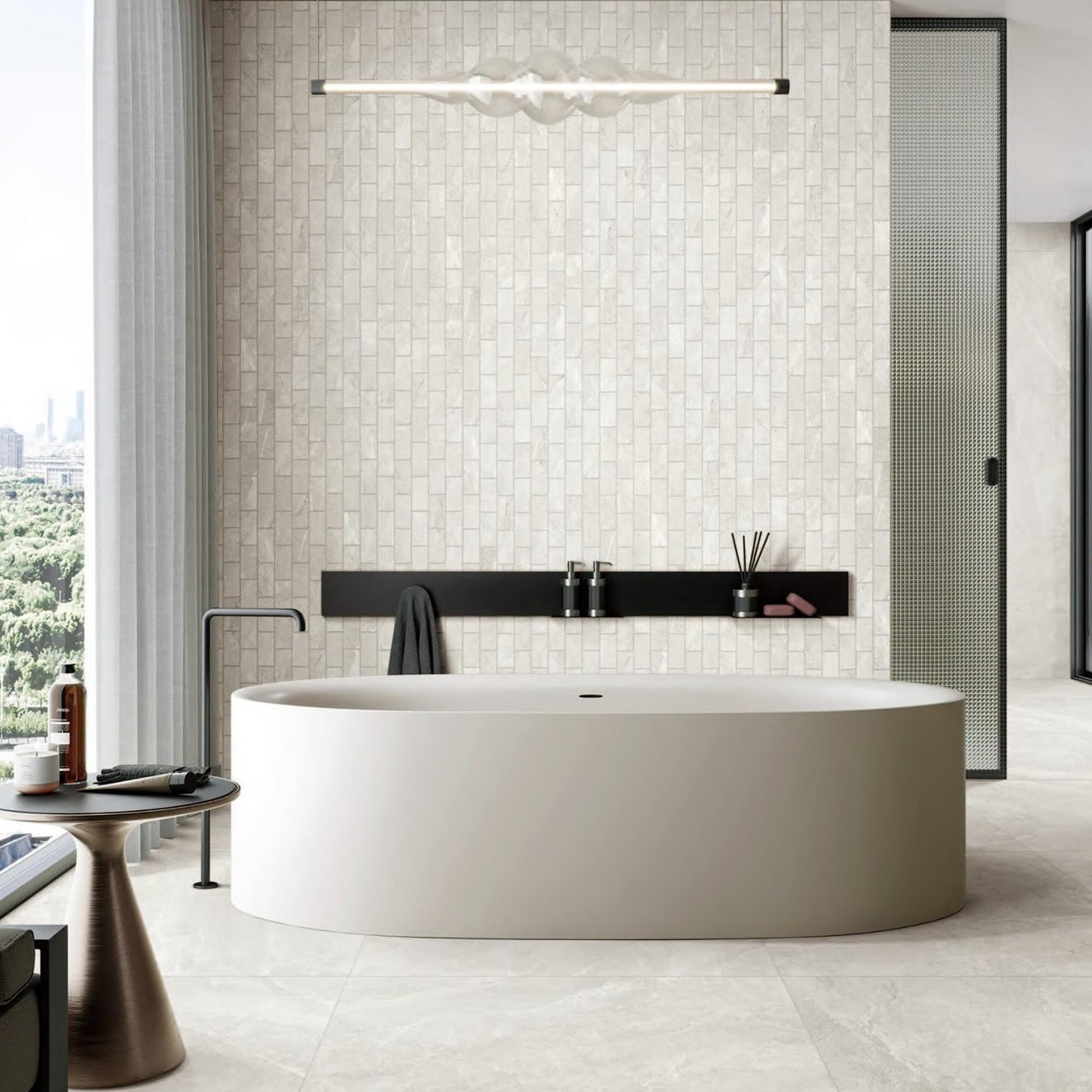 Carefree Salt Mosaic Tumbled Edge
