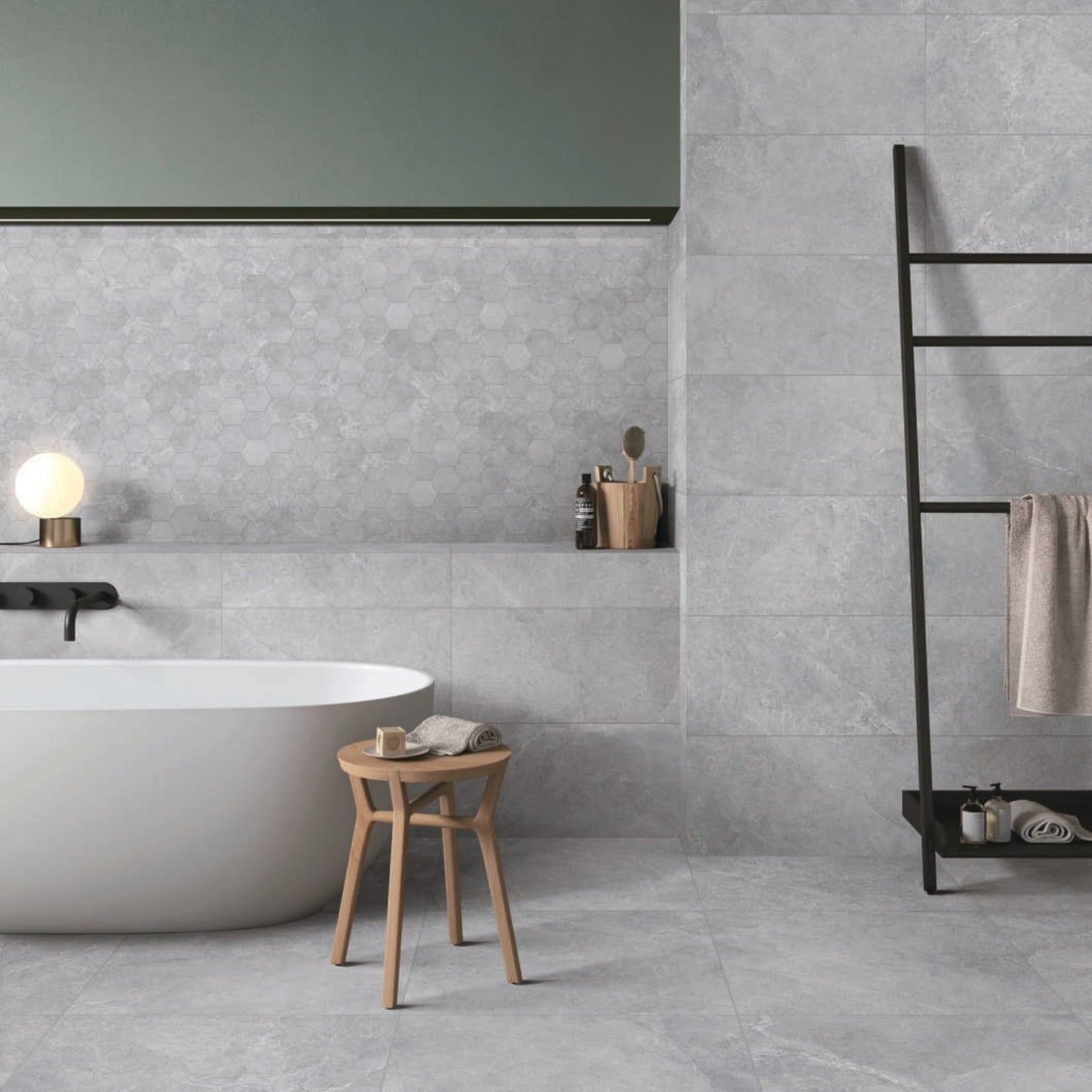 Benz Cinder Hexagon Mosaic Matt 86x100mm