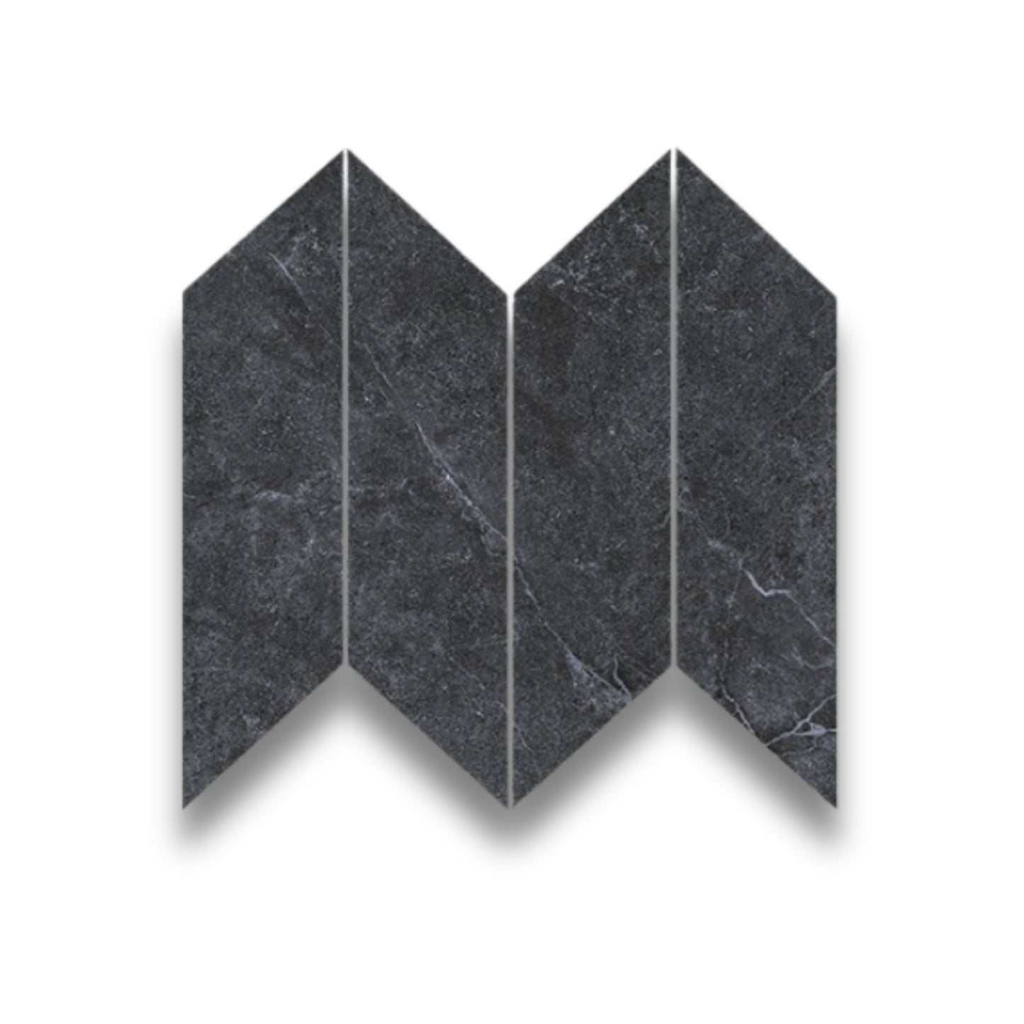 Benz Coal Chevron Matt 261x730mm