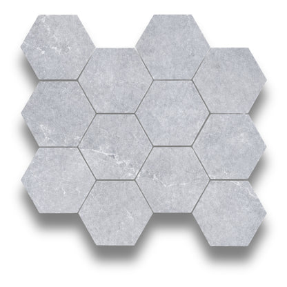Benz Cinder Hexagon Mosaic Matt 86x100mm