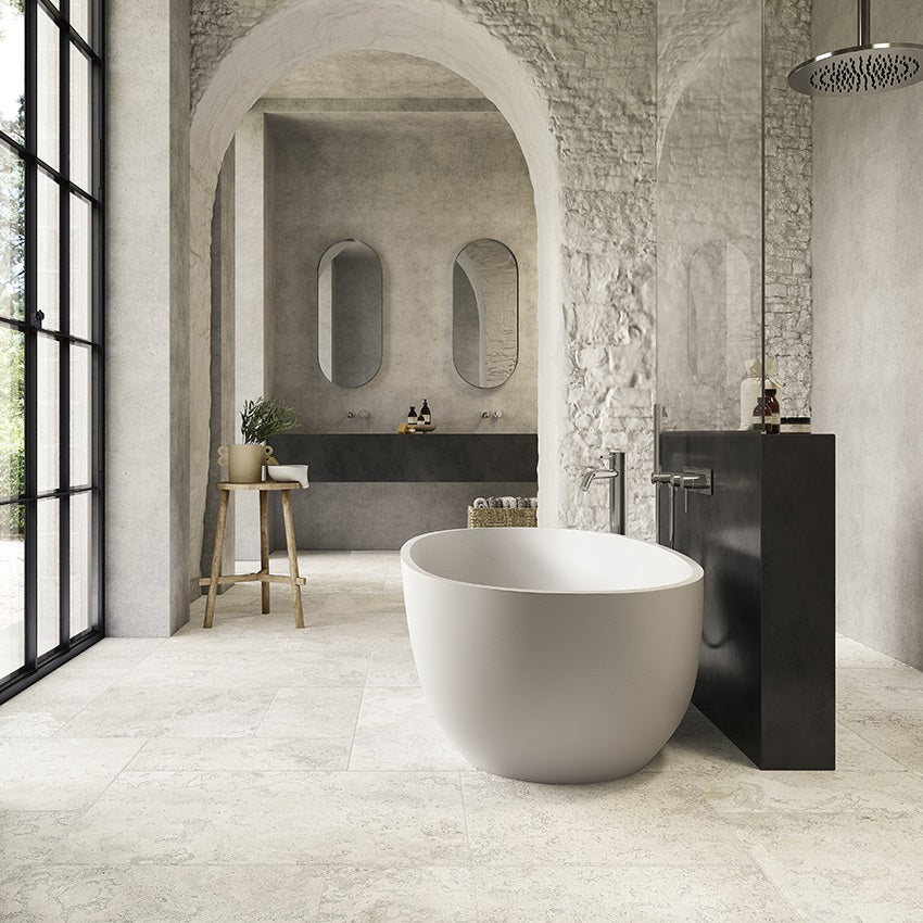 Manor White D-Shape Matt 600x900mm