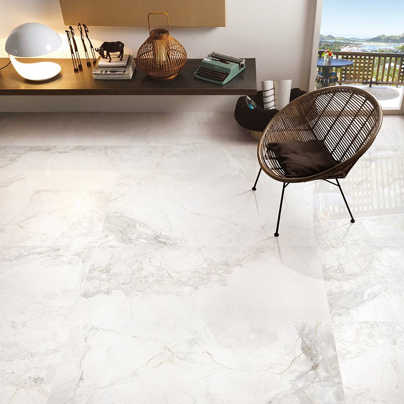 Lilac White Marble Honed 600x1200mm