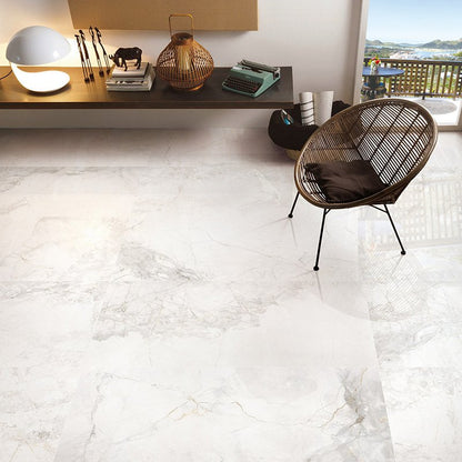 Lilac White Marble Honed 600x1200mm