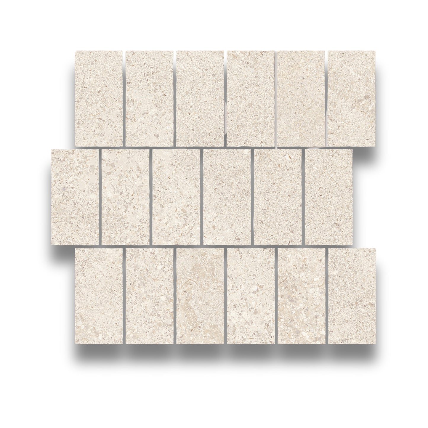 Terrene Bone Split Mosaic Matt 46x95mm