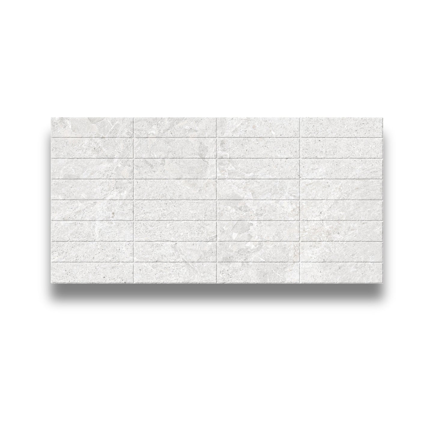 Tempo White Brick Decor Matt 300x600mm